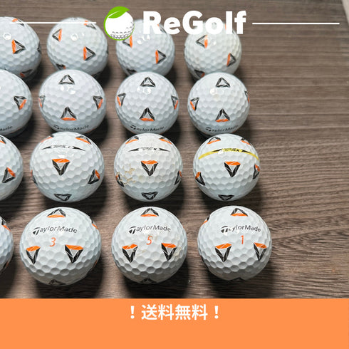 【中古】 【送料無料】 ロストボール テーラーメイド TP5x Pix ホワイト 2019年モデル 20球 ACランク リゴルフ